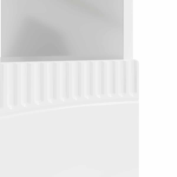 LED TV-skåp Vit högglans Konstruerat trä
