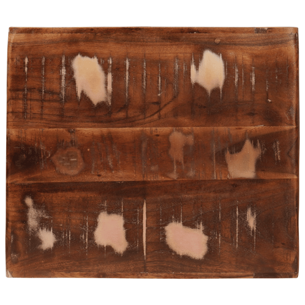 Satsbord 2 pcs Brun 46 x 40 x 46 cm Solid återvunnen trä