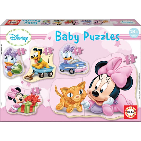 Educa Baby 3-4-4-4-5 Pcs Minnie