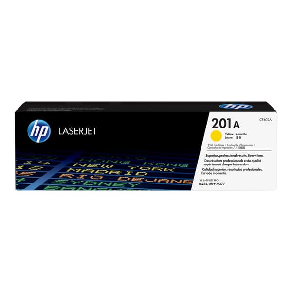 HP 201A - gul - original - LaserJet - tonerkassett (CF402A)