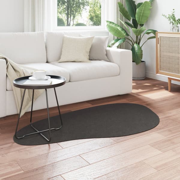 Matta HUARTE Antracit 80 x 150 cm Polyester