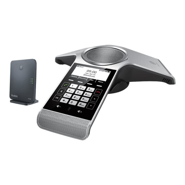 Yealink CP930W-Base - VoIP-konferenssystem - med Bluetooth interface med nummerpresentation/samtal väntar - 5-vägs samtalsförmåg