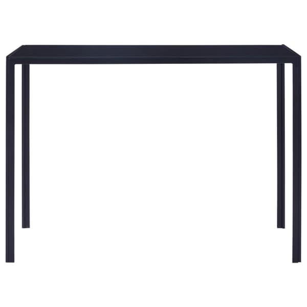 Matbord och stolar 5 delar grå