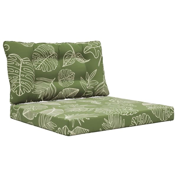 Utomhus Soffa Kudde 2 pcs Bladdesign Polyester