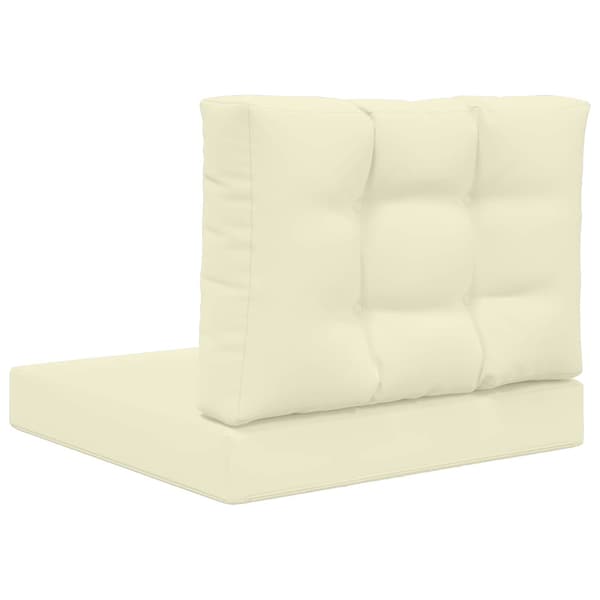 Utomhus Soffa Kudde 2 pcs Kräm Polyester