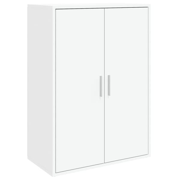 Skänkar 2 st vit 60x31x84 cm konstruerat trä