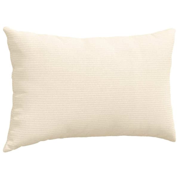 Sofakuddar 2 pcs Kräm 50 x 30 cm Kordread tyg