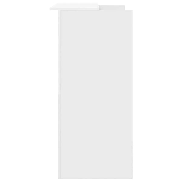 Receptionsdisk vit 100x50x103,5 cm konstruerat trä