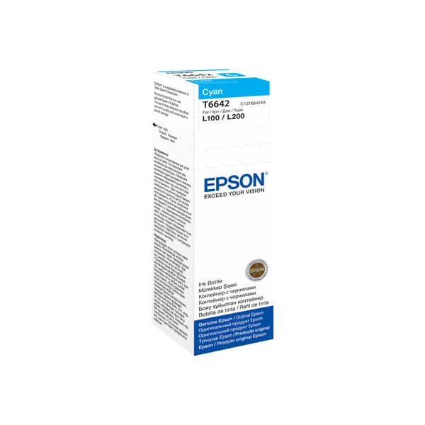 Epson T6642 - cyan - original - påfyllnadsbläck