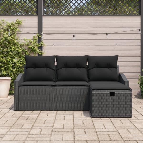 Soffset med kudde 4 pcs konstrotting