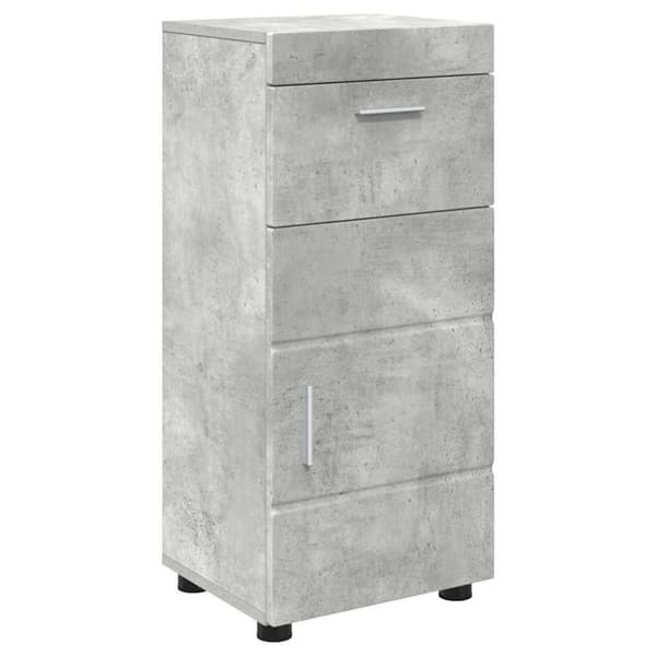 Badrumsmöbelset TULUM 4 pcs Betonggrå 60 x 34 x 63 cm