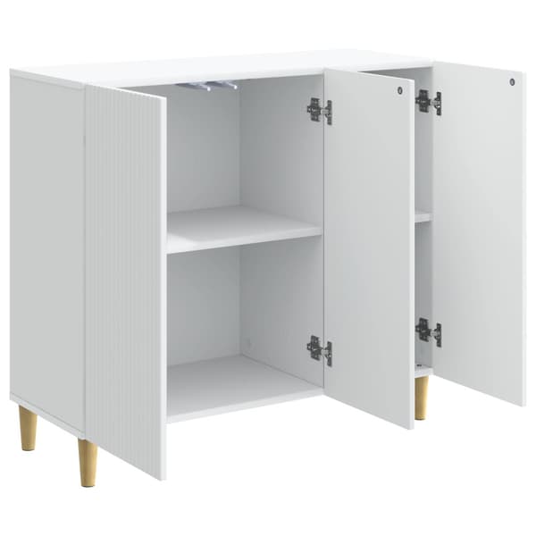 Sideboard Vit 89 x 34,5 x 80 cm Konstruerat trä