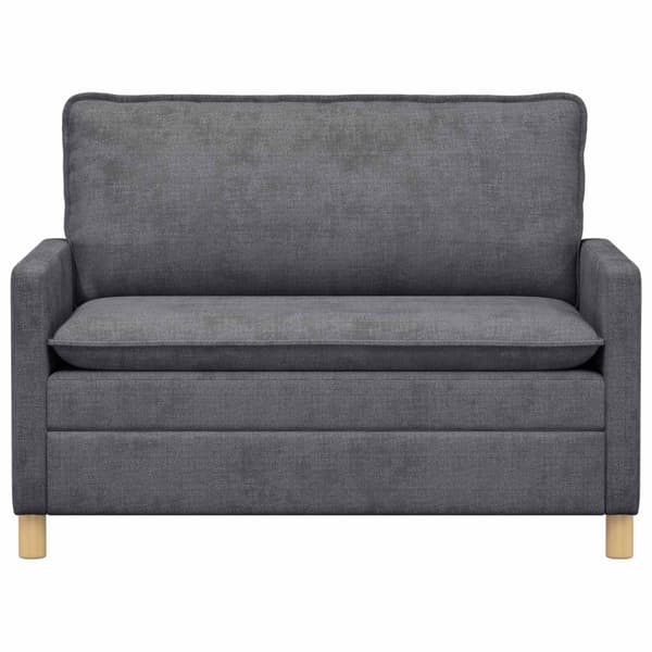 Soffa Mörkgrå 126 x 81 x 87,5 cm Polyester