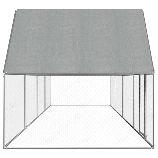 Hönsbur 8x2x2 m galvaniserat stål