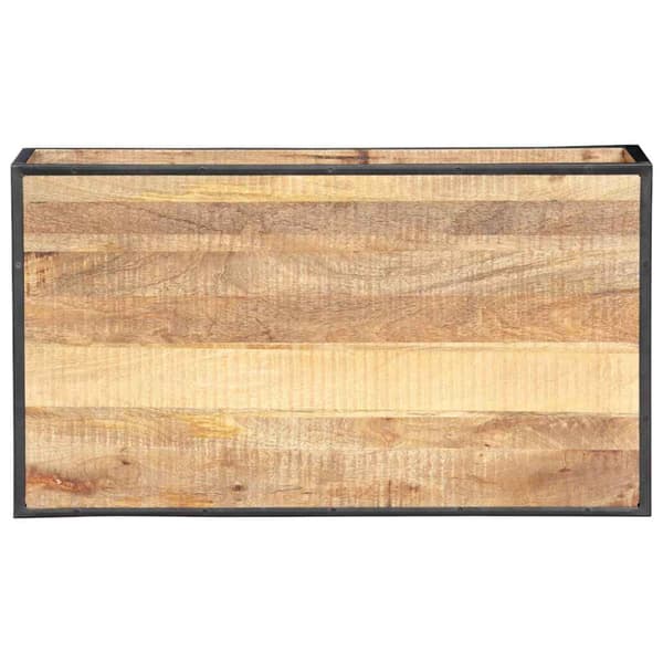 Soffbord 90x50x40 cm massivt återvunnet trä