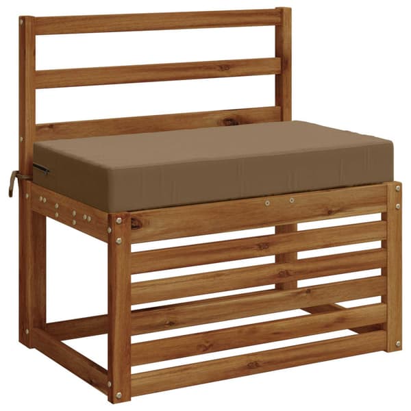 Sittkudde SOEST 100% Polyester Taupe 70 x 40 x 10 cm
