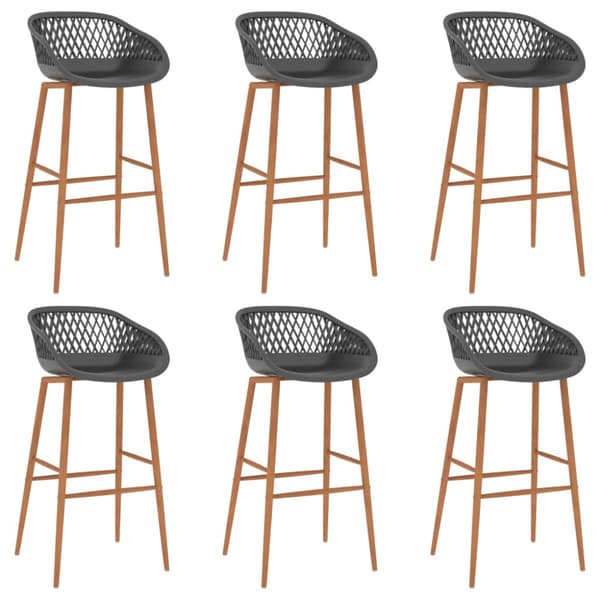Bargrupp 7 delar svart och grå