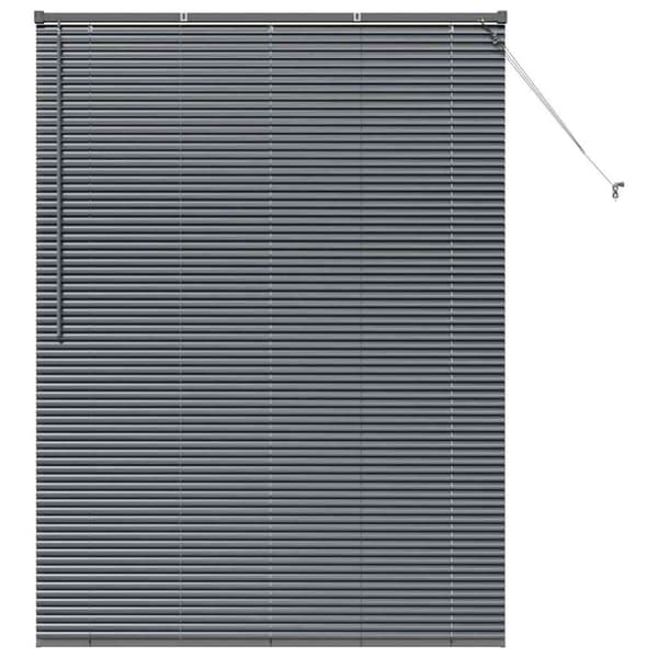 Persienner Mörkgrå 175 x 125 cm Aluminium