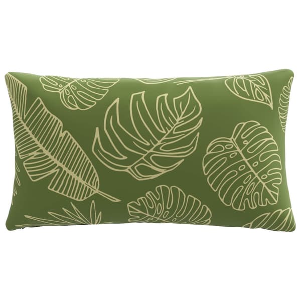 1-delad ryggkudde PUTTEN 100% Polyester Bladdesign