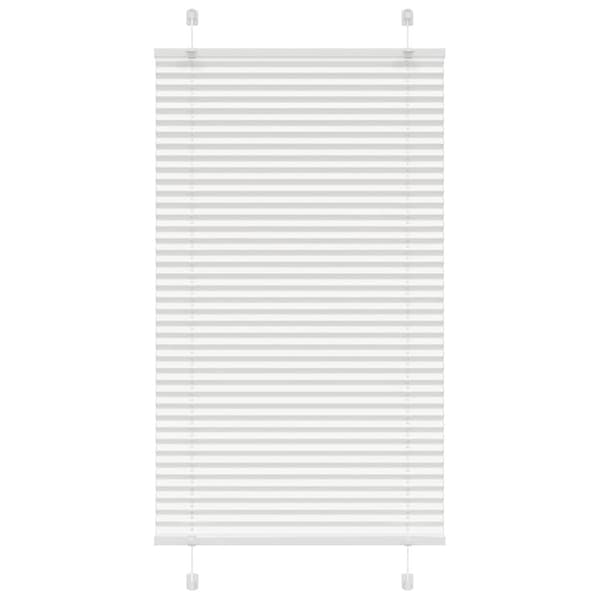 Plisserad persienn vit 70x100 cm tyg bredd 69,4 cm polyester