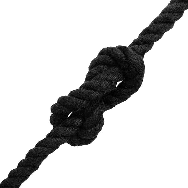 Rep Svart 1 x 1 x 5000 cm Bomull