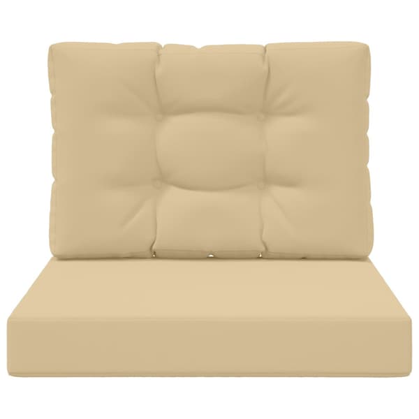 Utomhus Soffa Kudde 2 pcs Beige Polyester