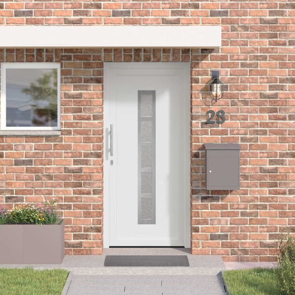 Framdörr Vit 98 x 208 cm PVC