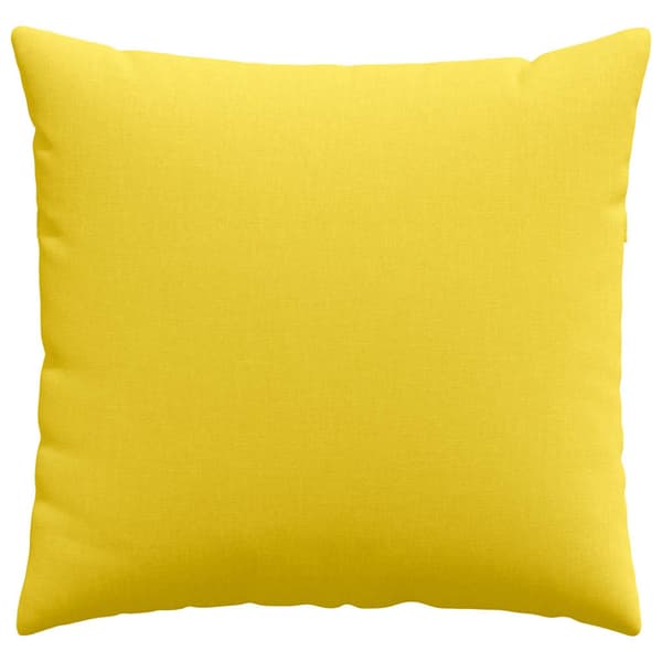 Sofakuddar 2 pcs Ljusgul 45 x 45 cm tyg