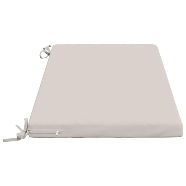 Bänk kudde SOEST 100% Polyester Vit 110 x 50 x 5 cm