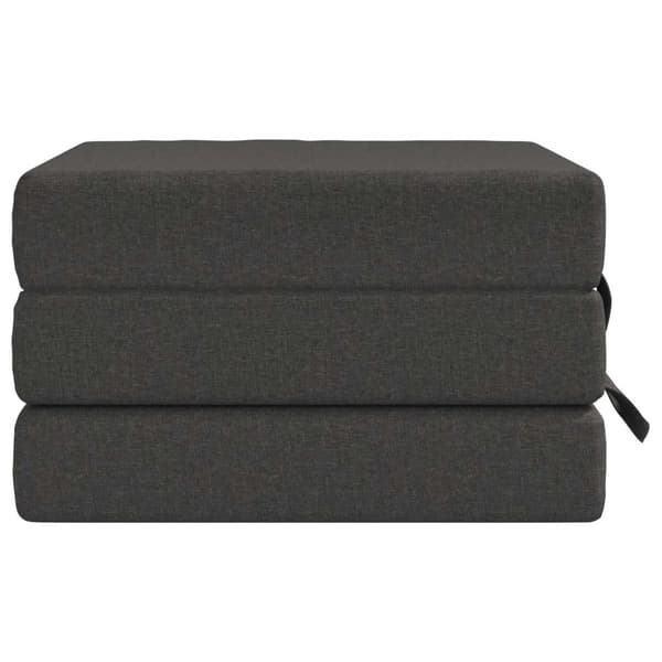 Fällbar Soffbed 90 x 67 x 45 cm Mörkgrå