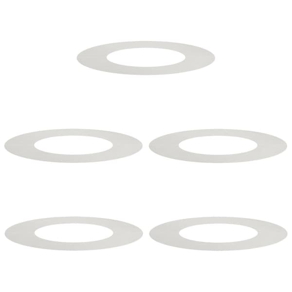 lämplig för Flat Trädringar 5 pcs Silver Ø40 / 70 cm