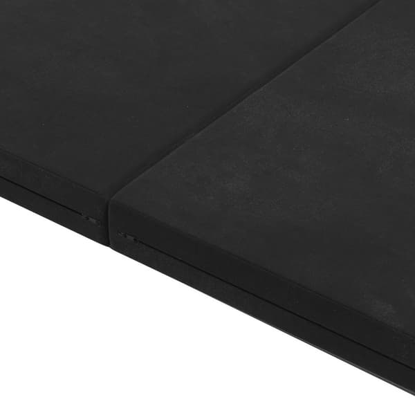 Fällbar Soffbed 140 x 67 x 45 cm Svart