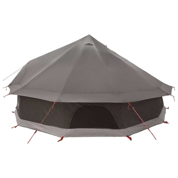 Tipi Tält Brun Grå 600 x 600 x 350 cm Polyester och Stål