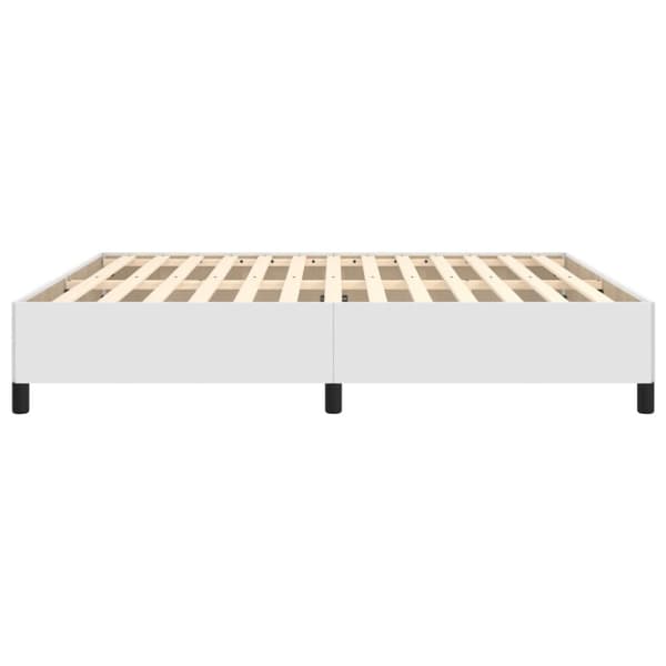 Sängram vit 160x200 cm konstläder