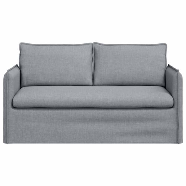 Soffa Ljusgrå 156 x 82 x 85 cm tyg