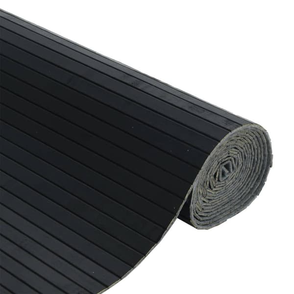 Rumsavdelare svart bredd 800 cm höjd 165 cm bambu