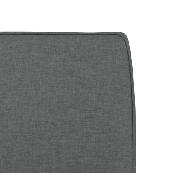 Loungestol mörkgrå 52x75x76 cm tyg