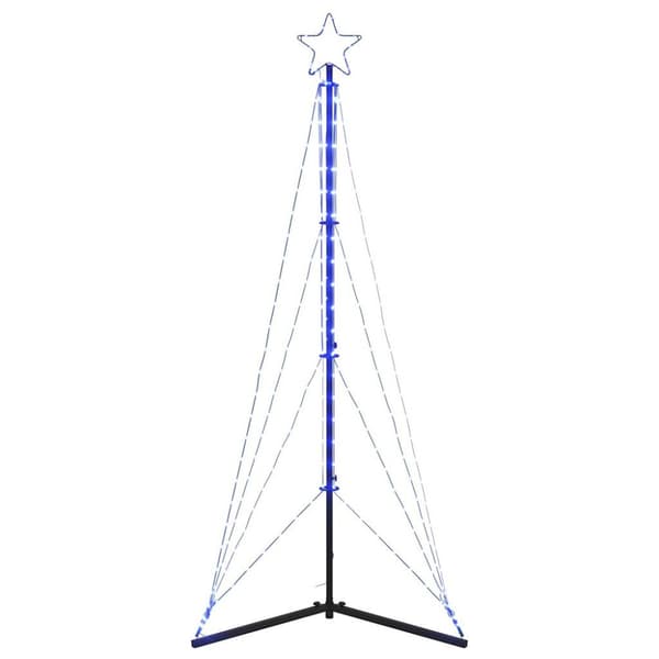 LED julgran 363 LEDs blå 182 cm