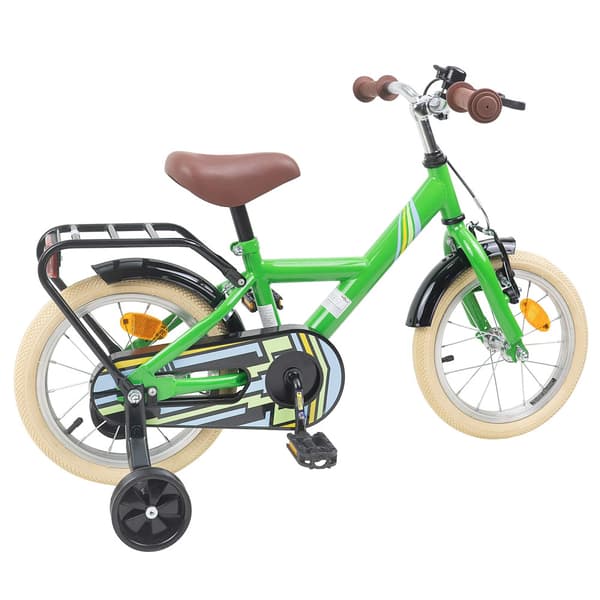 Barncykel 12 Tum för 2-4 åringar Grön