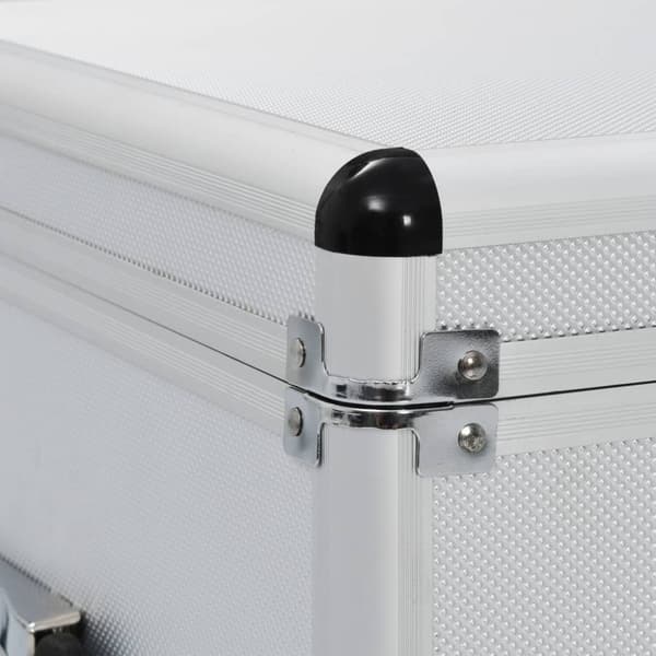 Förvaringsväskor 3 st silver aluminium