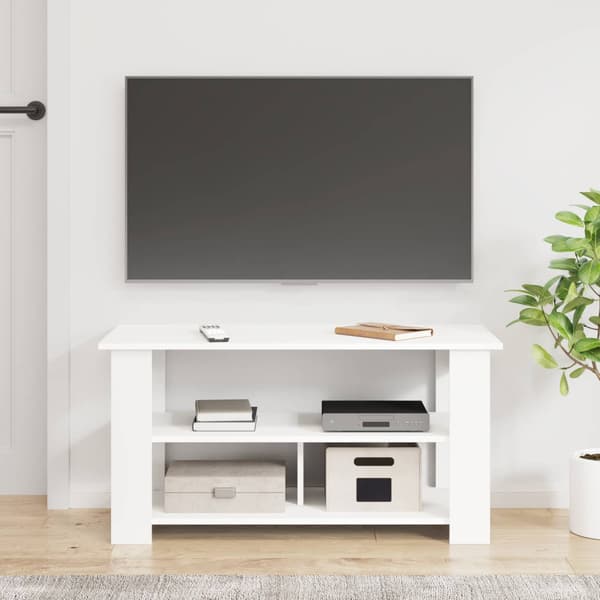 TV-ställ Vit 100 x 40 x 50 cm