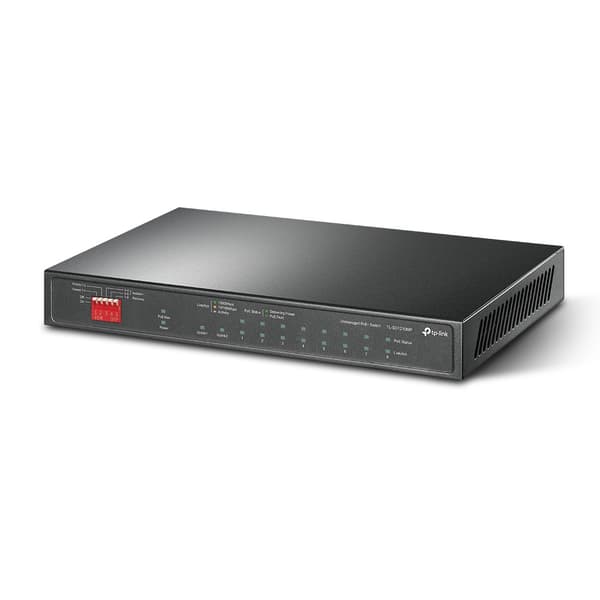 TP-Link TL-SG1210MP V2 - switch - 10 portar - ohanterad