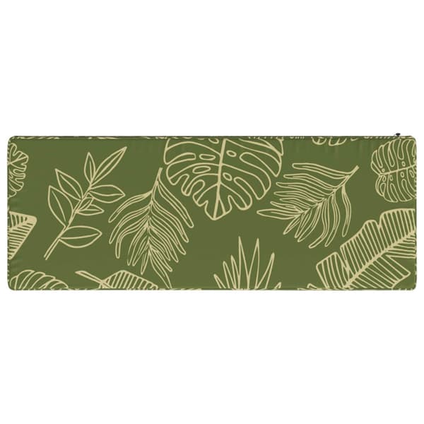 2-delade Bänk Kuddar VUGHT 2 st 100% Polyester Bladdesign