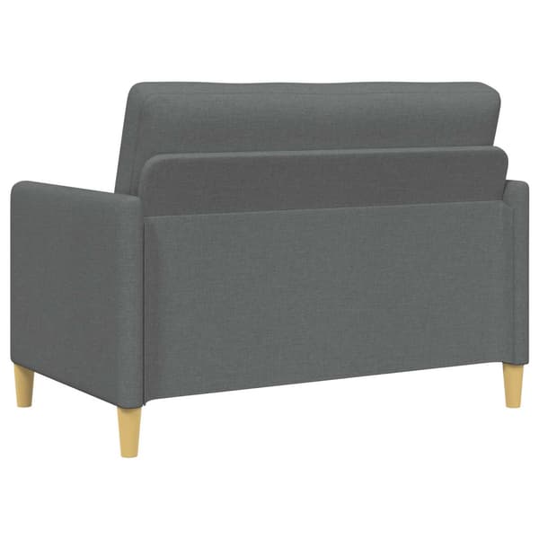 Soffa med förvaring Mörkgrå 122 x 78 x 87 cm Polyester