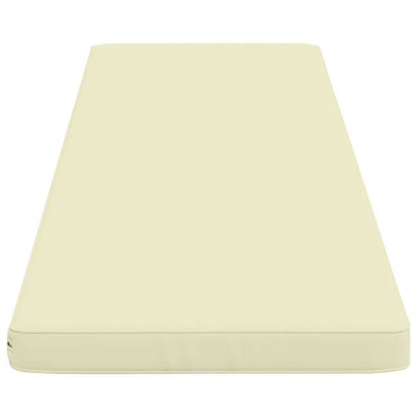 1-delad Bänk Kudde VUGHT 100% Polyester Gräddvit