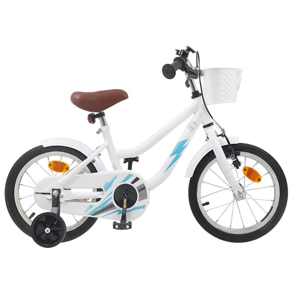 Barncykel 12 Tum för 2-4 åringar Vit