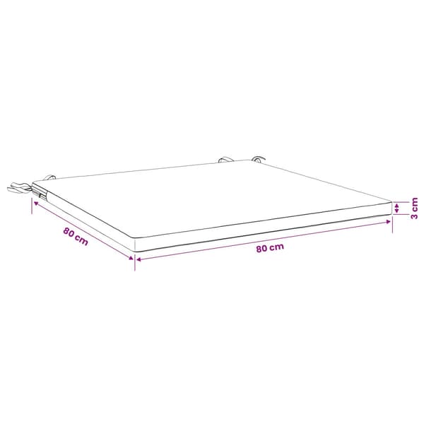 4-delade Sittdynor SOEST 4 st 100% Polyester Bladdesign