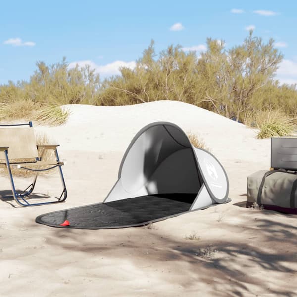 Strandtält grå pop-up vattentät