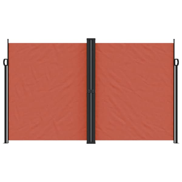 Infällbar sidomarkis terrakotta 200x1000 cm