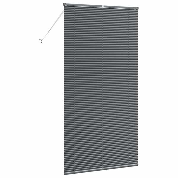 Persienner Mörkgrå 220 x 110 cm Aluminium